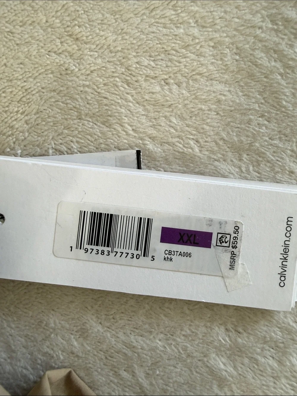 Calvin Klein Men's Tan Swim Trunks